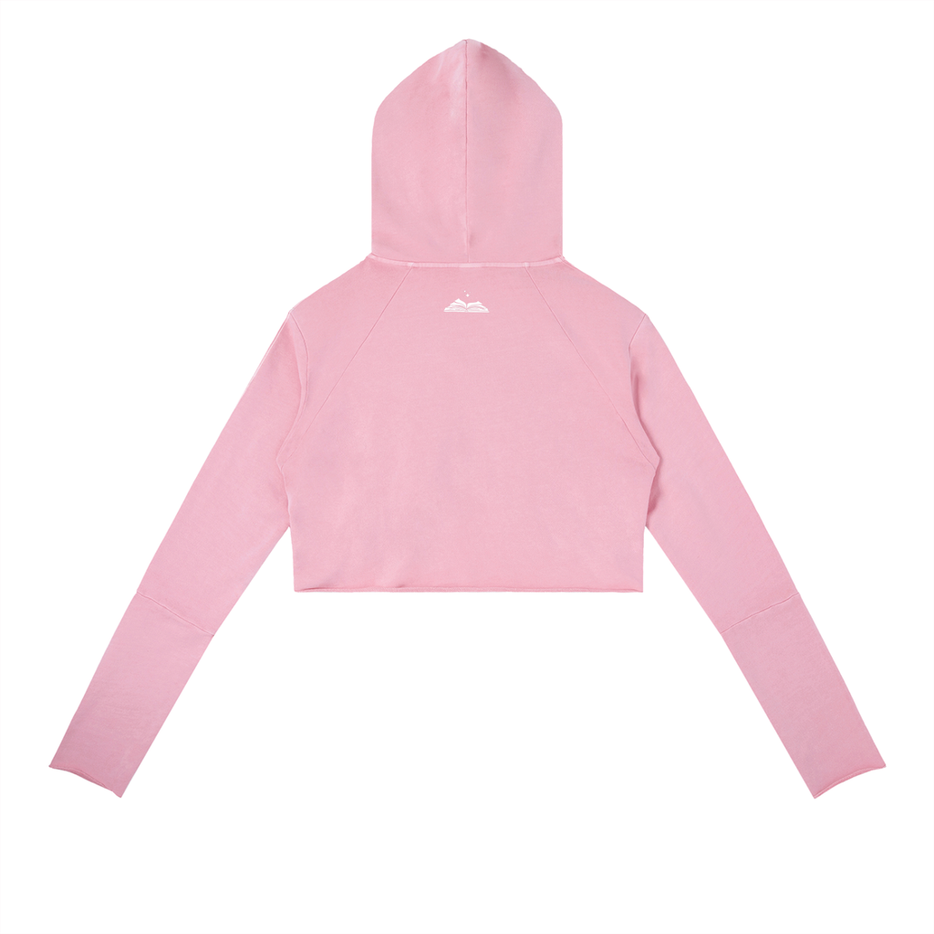 Raw-Edge The Gleam Hooded Crop | Talk Dragons To Me