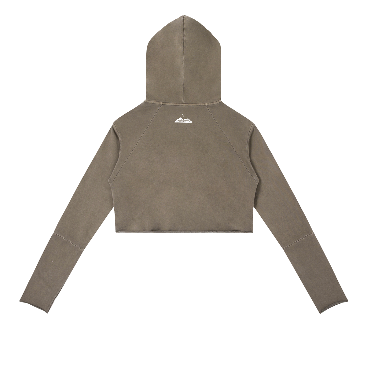 Raw-Edge The Gleam Hooded Crop | Talk Dragons To Me