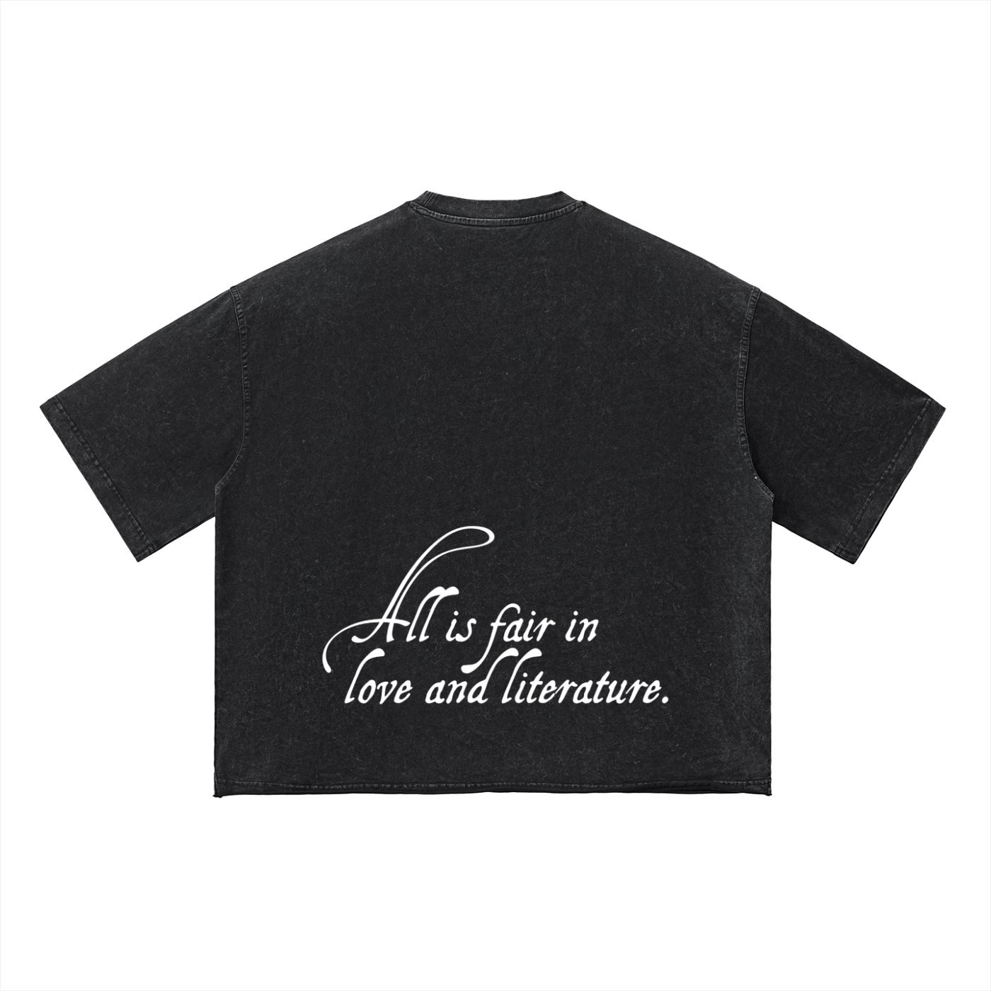 Vintage Wash Boxy T-Shirt | All Is Fair in Love & Literature
