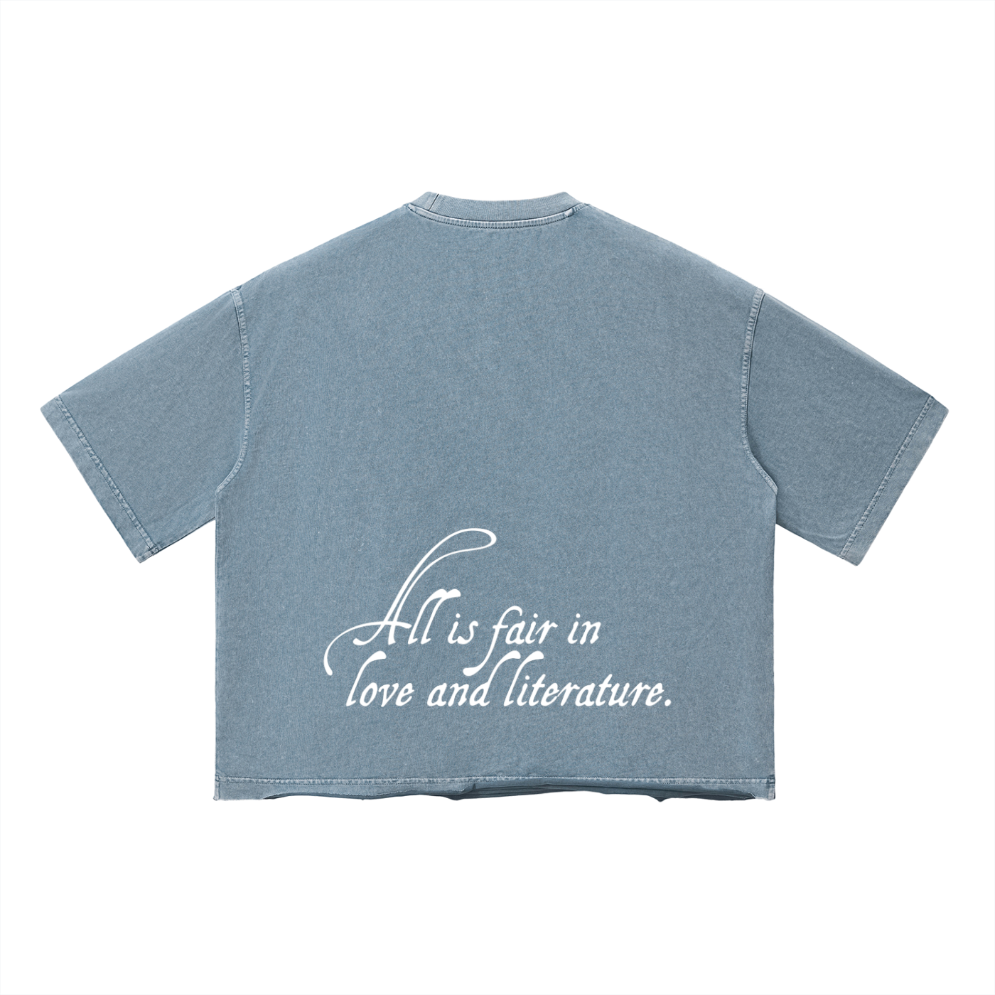 Vintage Wash Boxy T-Shirt | All Is Fair in Love & Literature