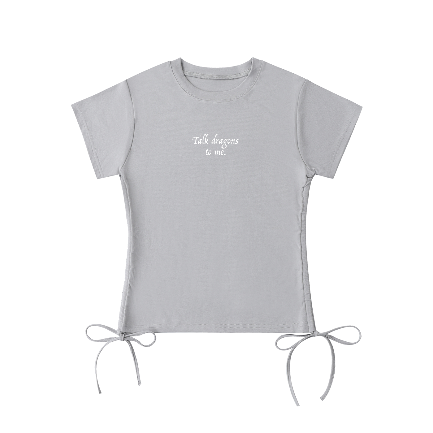 Drawstring Baby Tee | Talk Dragons To Me