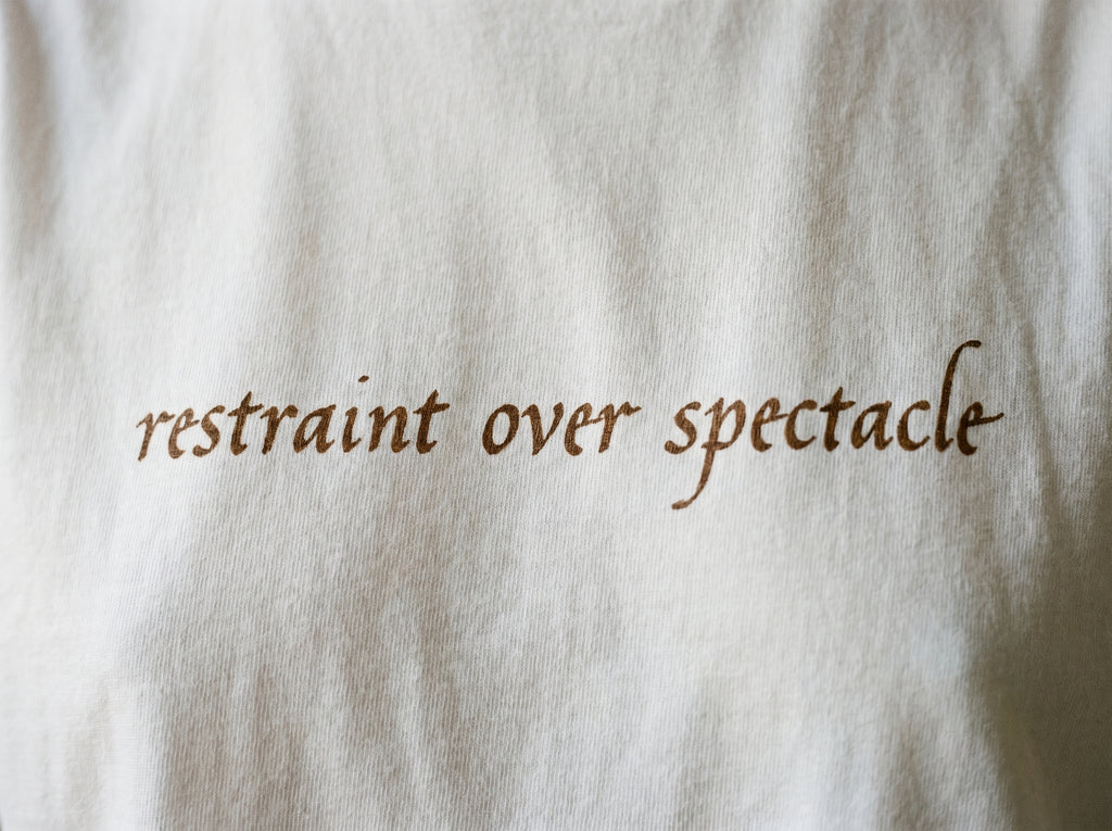 Restraint Over Spectacle | Oversize Tee